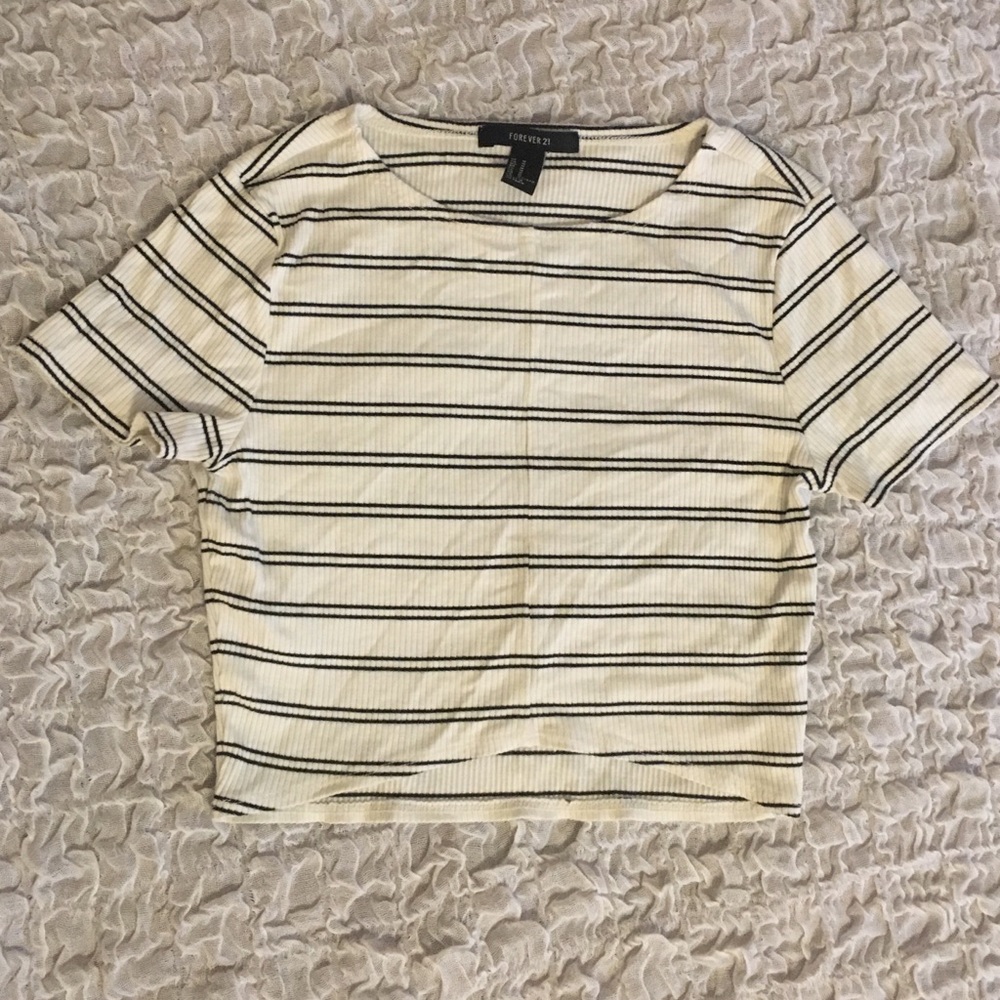 Forever 21 Ribbed Crop Top